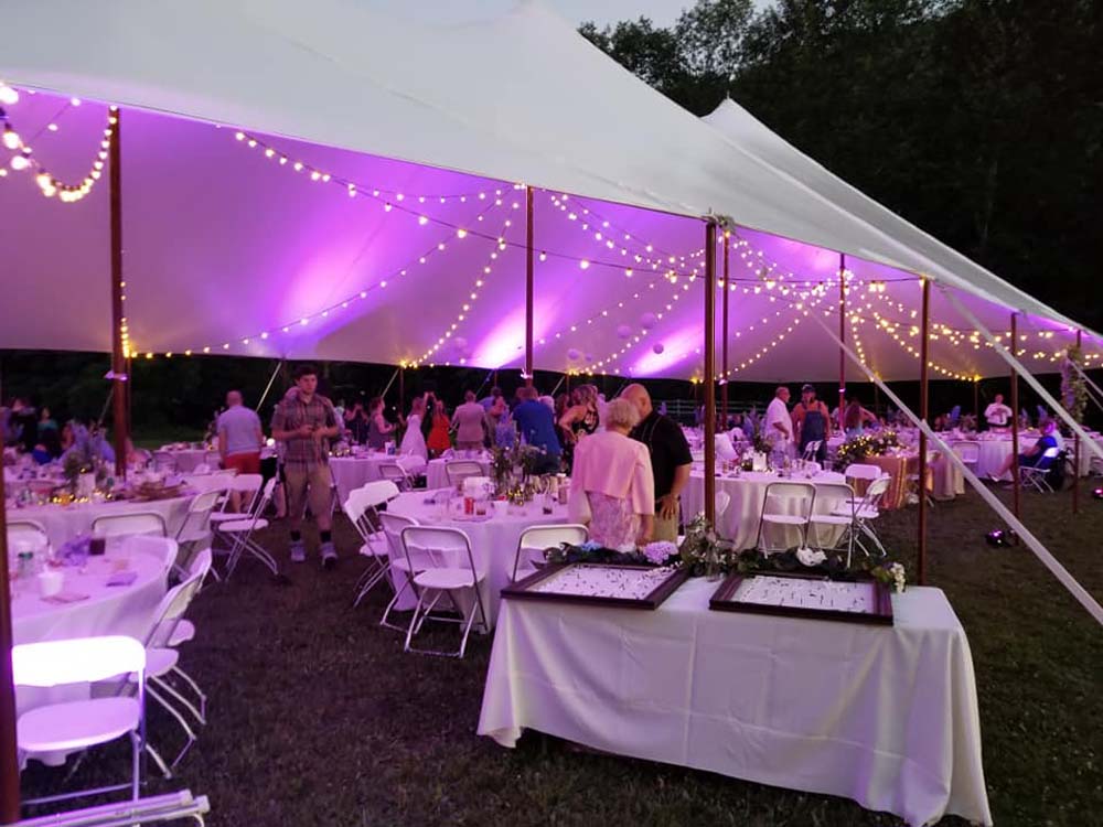 Best decorations for a tent event 1